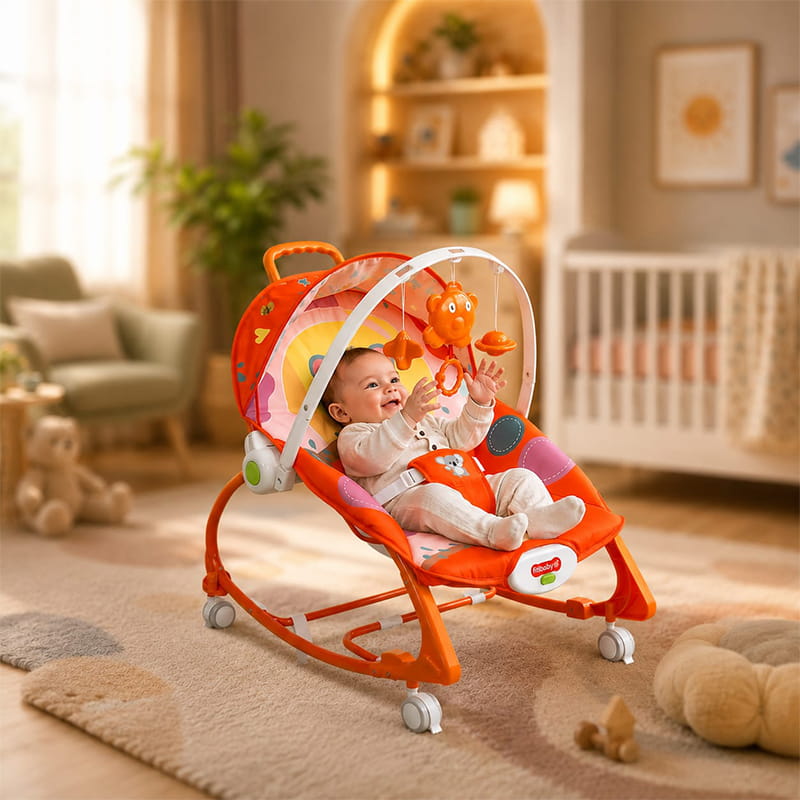 4 In 1 Wheel Rocker | খেলনা + চাকা + মিউজিক সহ