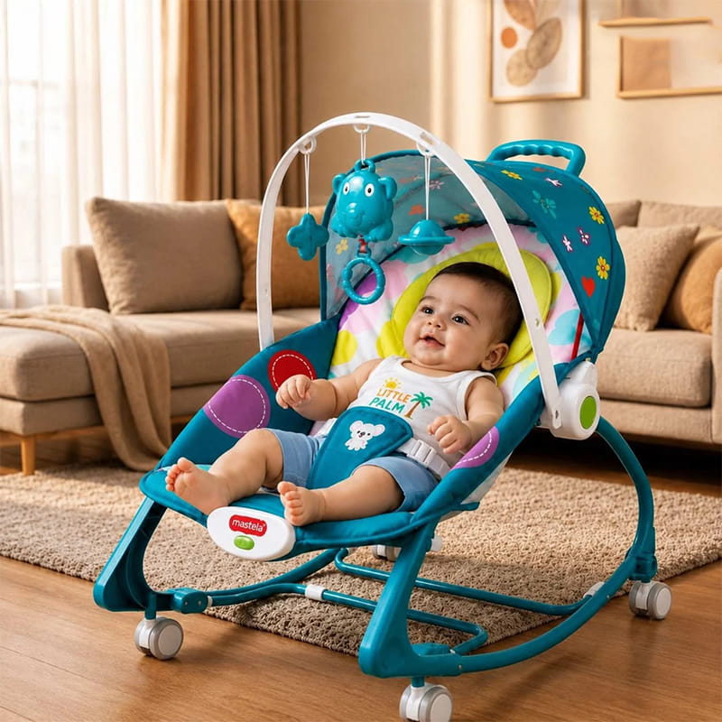 ৪ ইন ১ হুইল রকার – Baby Rocker, Chair, Carrier & Stroller