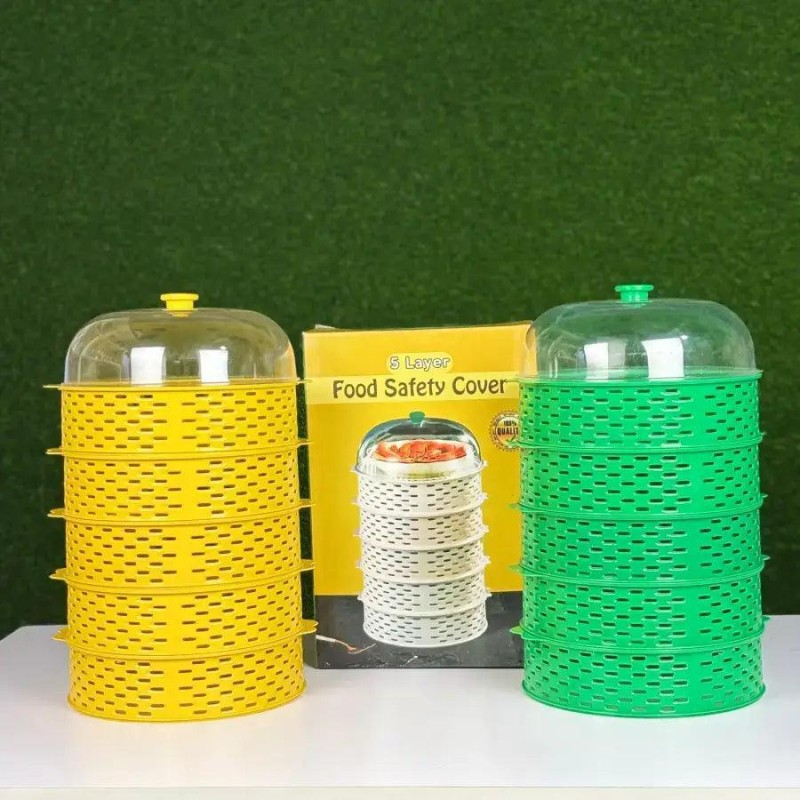 Multifunctional 5 Layer Food Safety Cover – 5 Layer Food Storage Rack