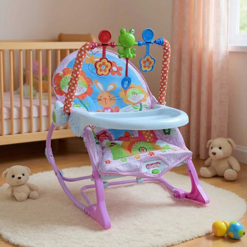 Ti Baby Toddler Rocker, রকিং + ভাইব্রেশন +  মিউজিক +  ডাইনিং সুবিধাসহ