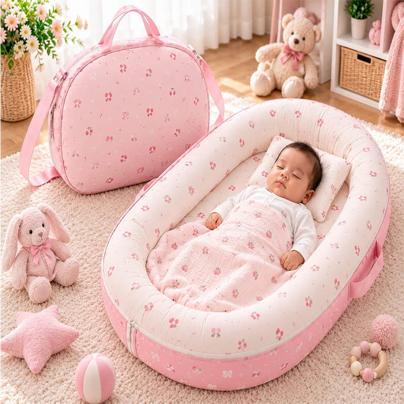 Premium Baby Nest & Carry Bag Set – শিশুর আরাম ও ভ্রমণের জন্য সম্পূর্ণ সেট