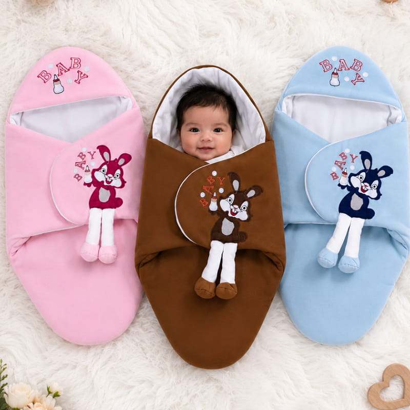 ৩ পিস প্রিমিয়াম অরিজিনাল চায়না Baby Blanket